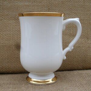 Vintage Royal Victoria Gilded Bone China Mug